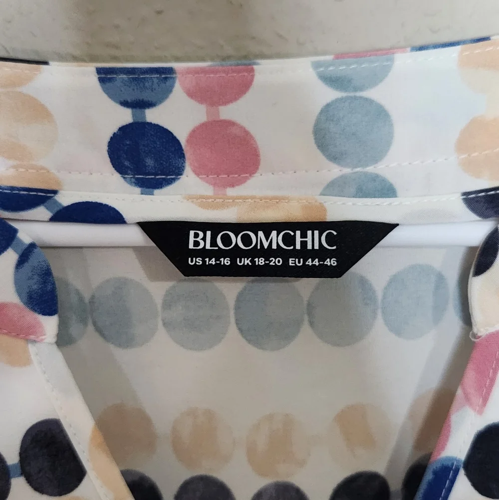 Pastel Dot Short Sleeve Easter Dress Size 14 - Picture 6 of 7